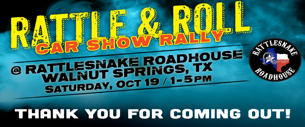 Rattle & Roll Car Show Oct 19